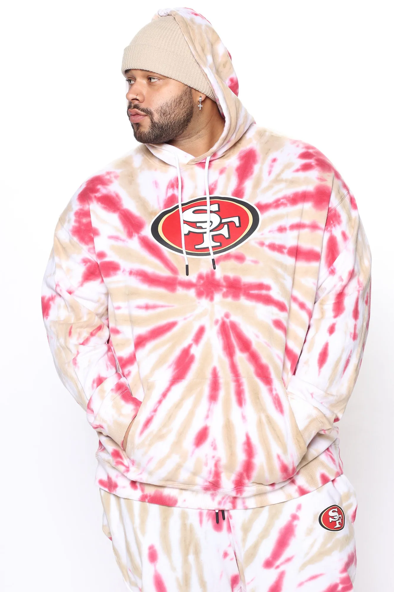 49ers Pullover Hoodie - Red/combo