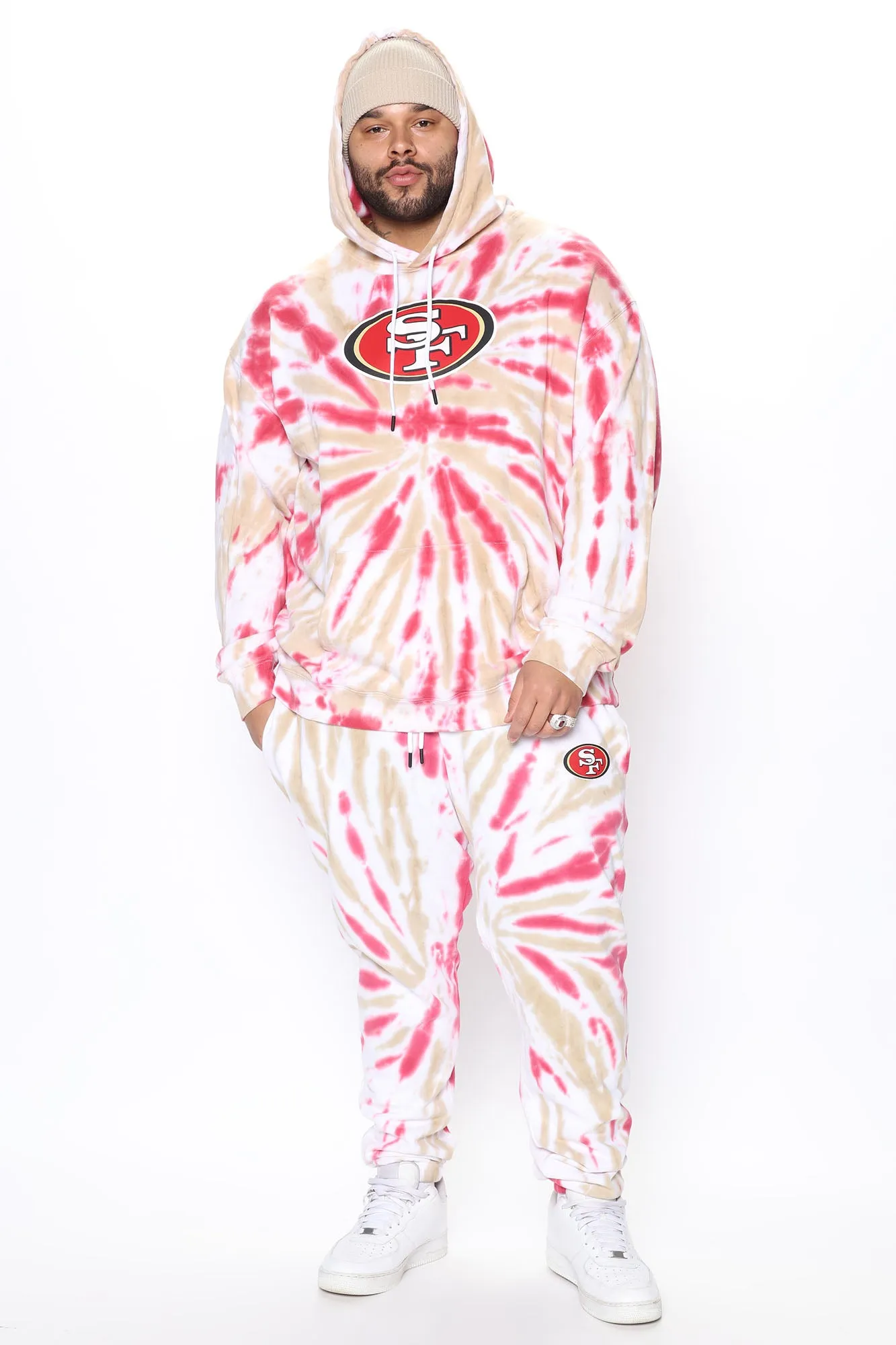 49ers Pullover Hoodie - Red/combo