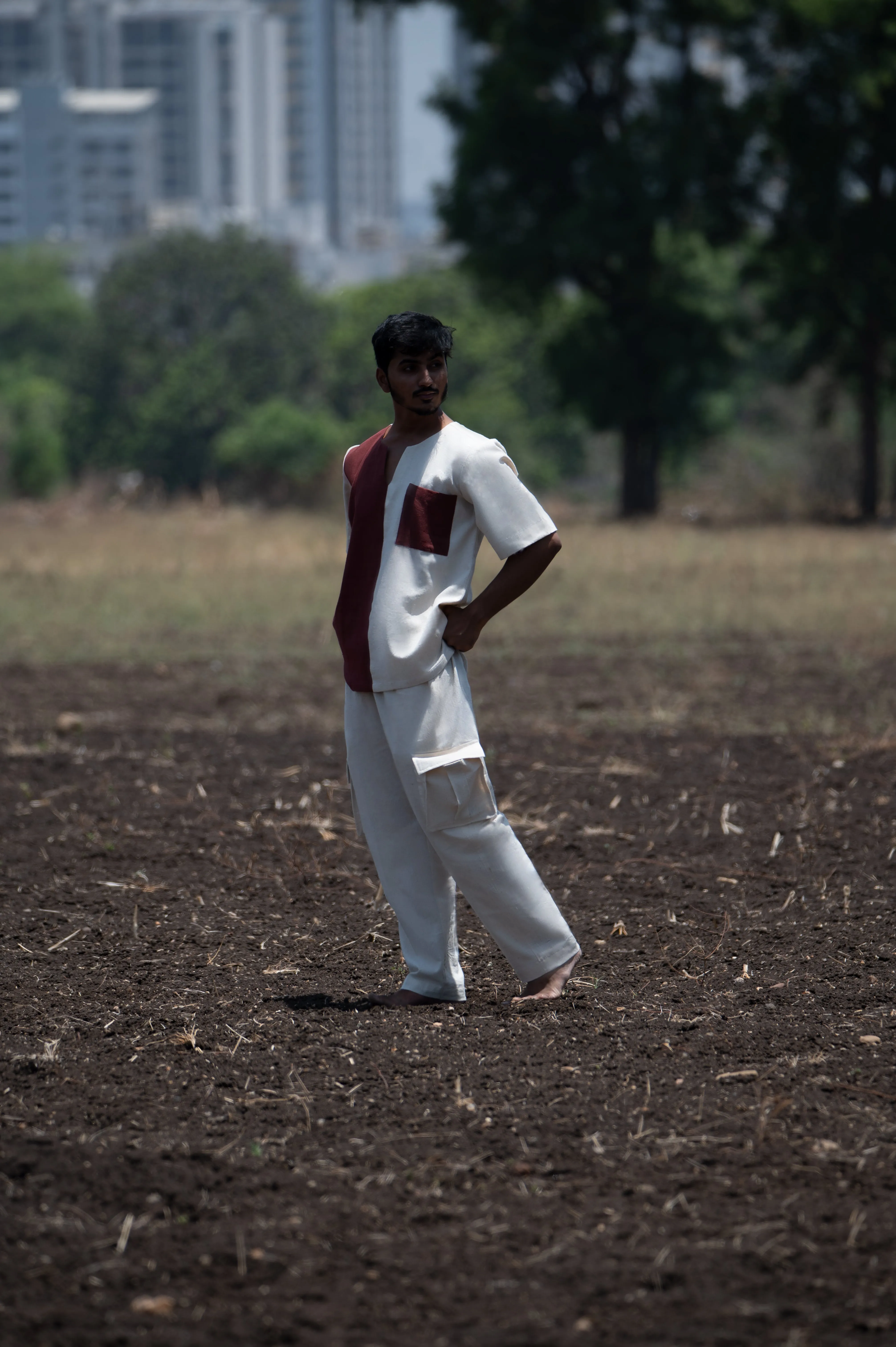 Aadya Moda Men's Kala Cotton PureEase Box Pant