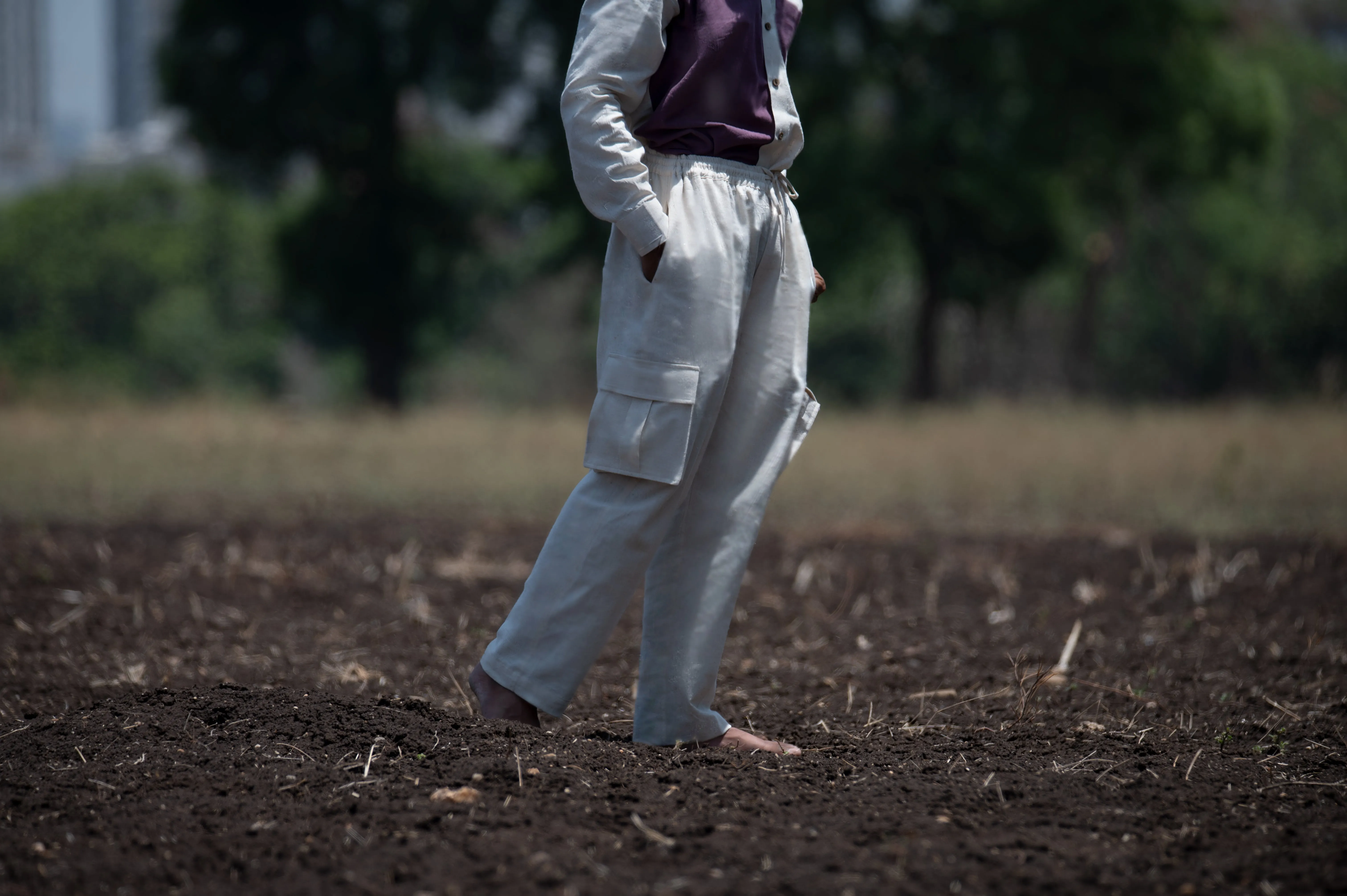 Aadya Moda Men's Kala Cotton PureEase Box Pant