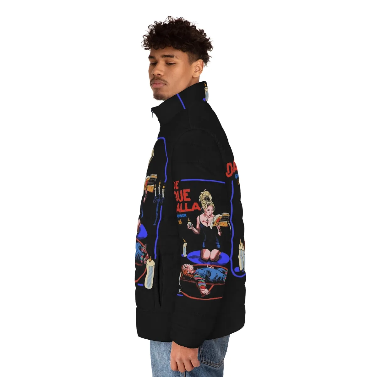 Ade Due Damballa Puffer Jacket - Spooky Retro Horror Style
