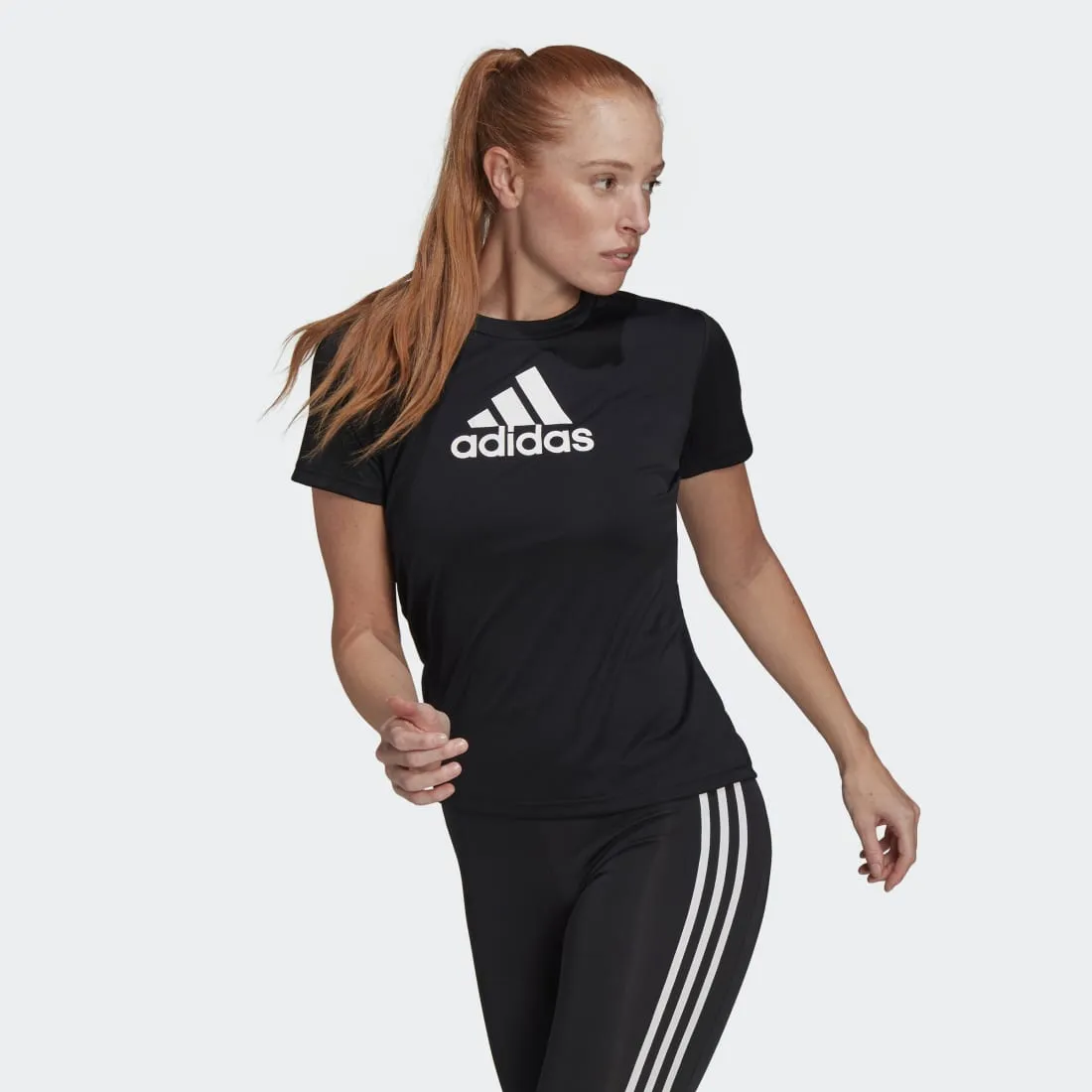 adidas Primeblue Designed 2 Move Logo Women's Sport Tee