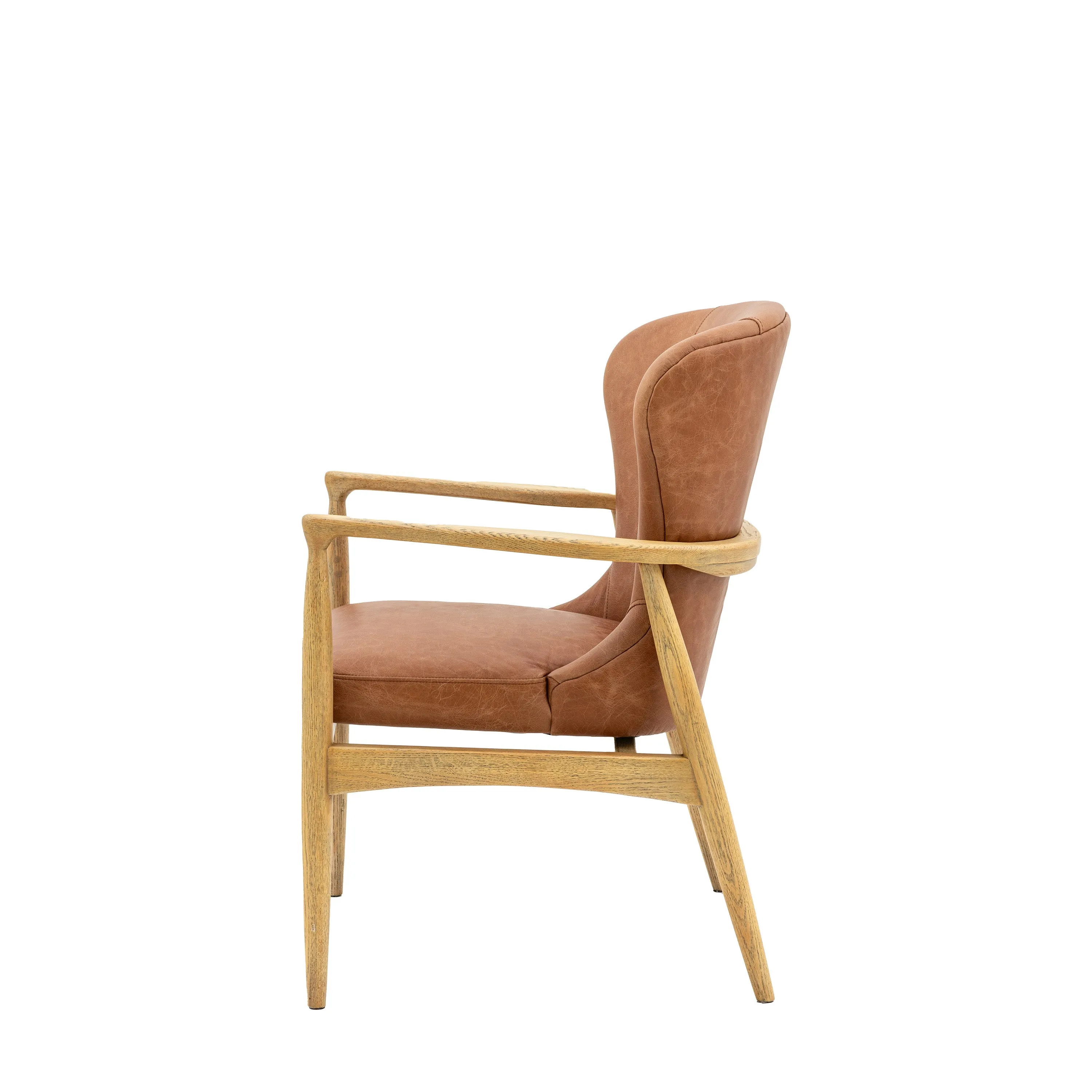 Amos Tariva Armchair Ant Brown Leather