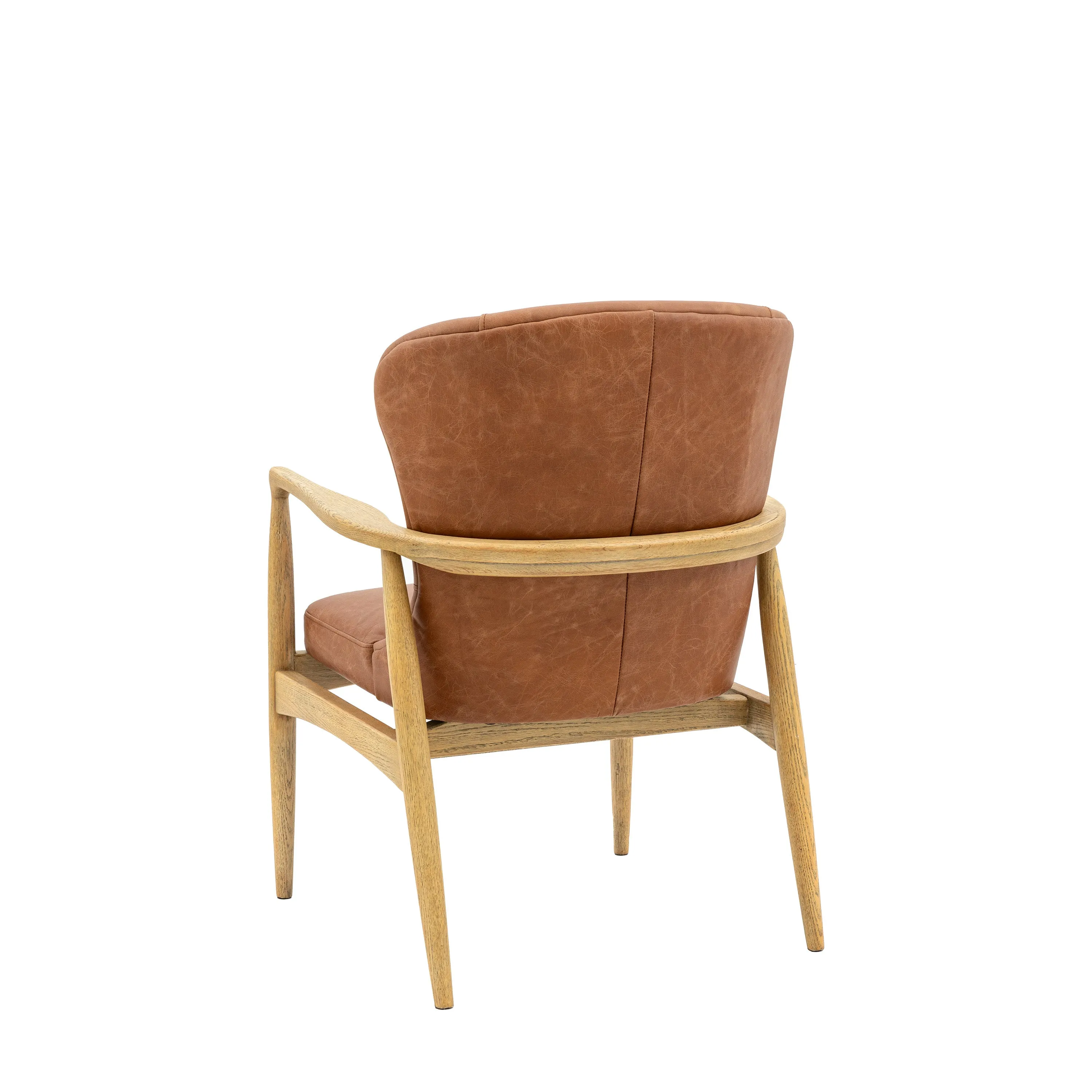 Amos Tariva Armchair Ant Brown Leather
