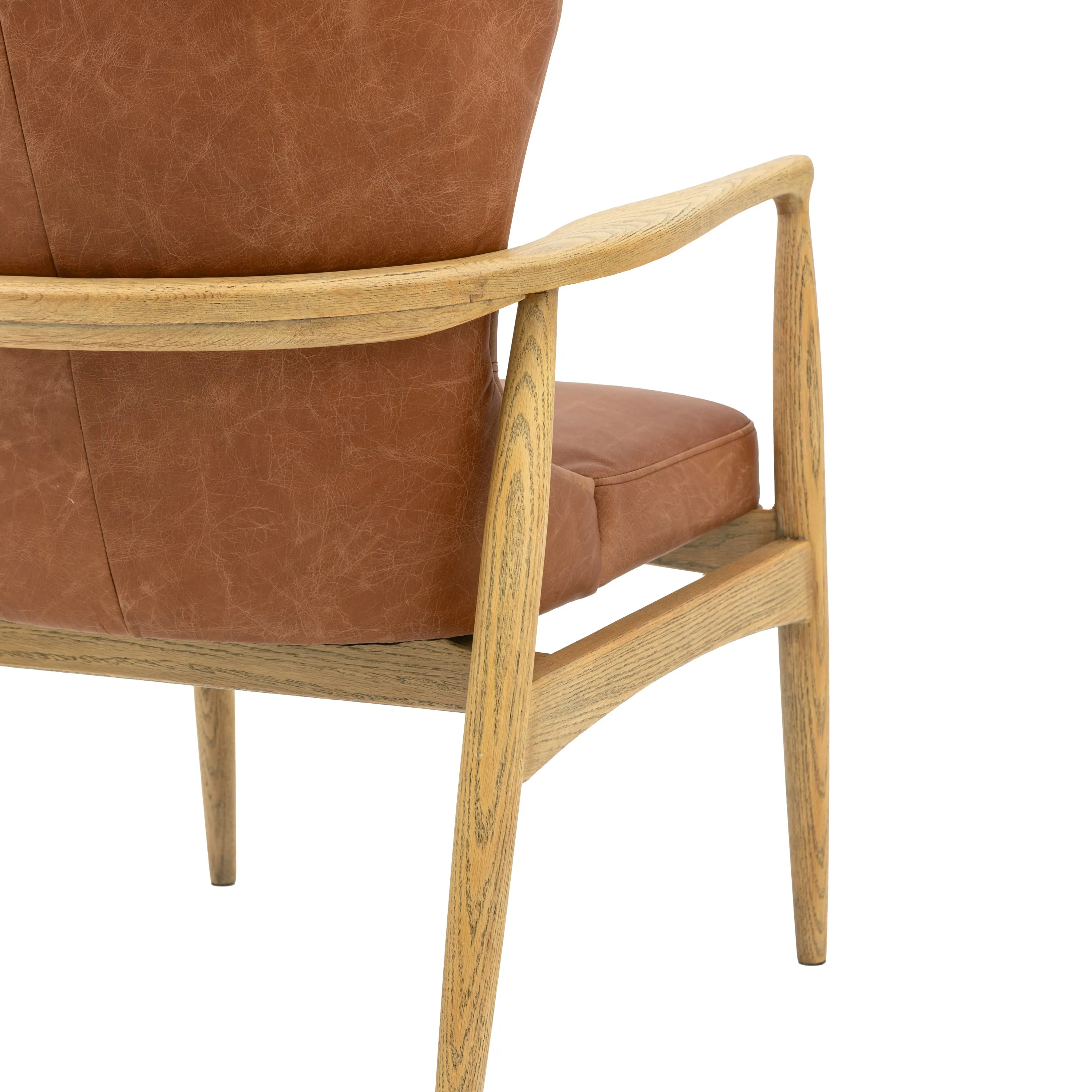Amos Tariva Armchair Ant Brown Leather