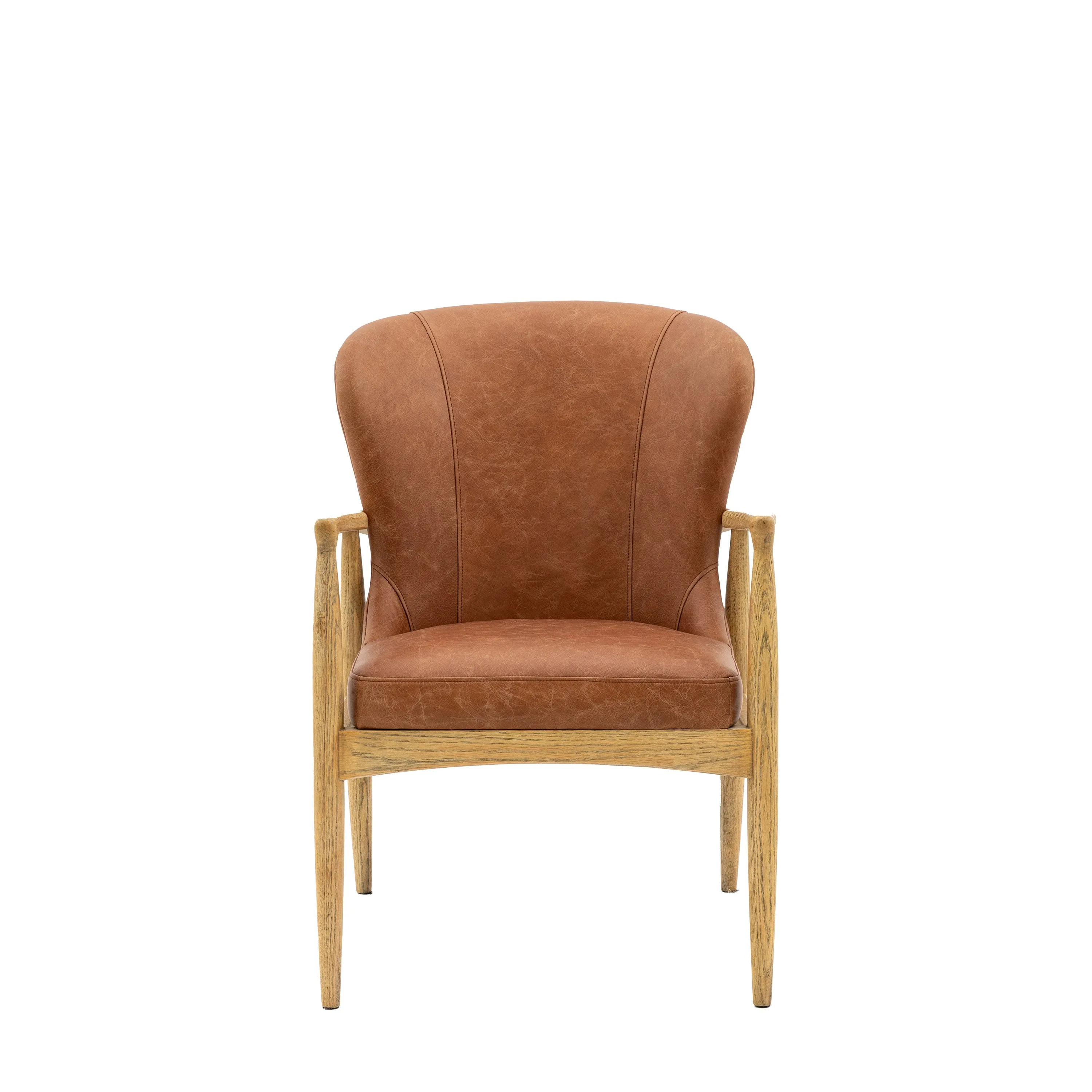 Amos Tariva Armchair Ant Brown Leather
