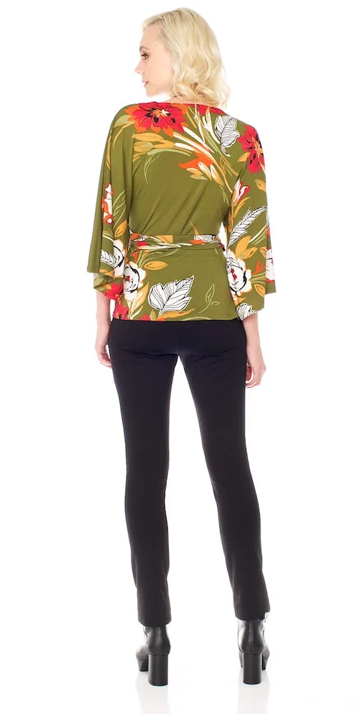 Armada Wrap Top, olive grove