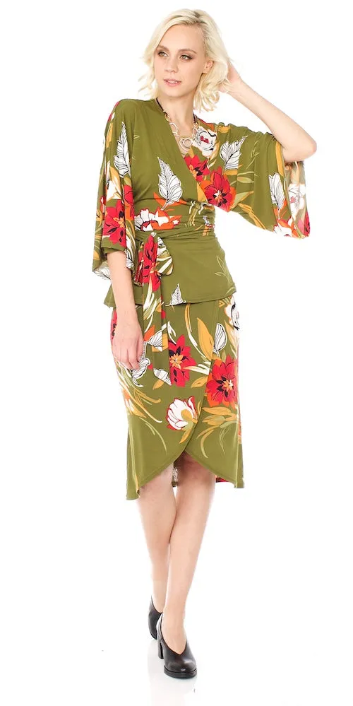 Armada Wrap Top, olive grove