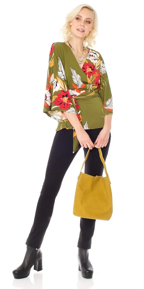 Armada Wrap Top, olive grove