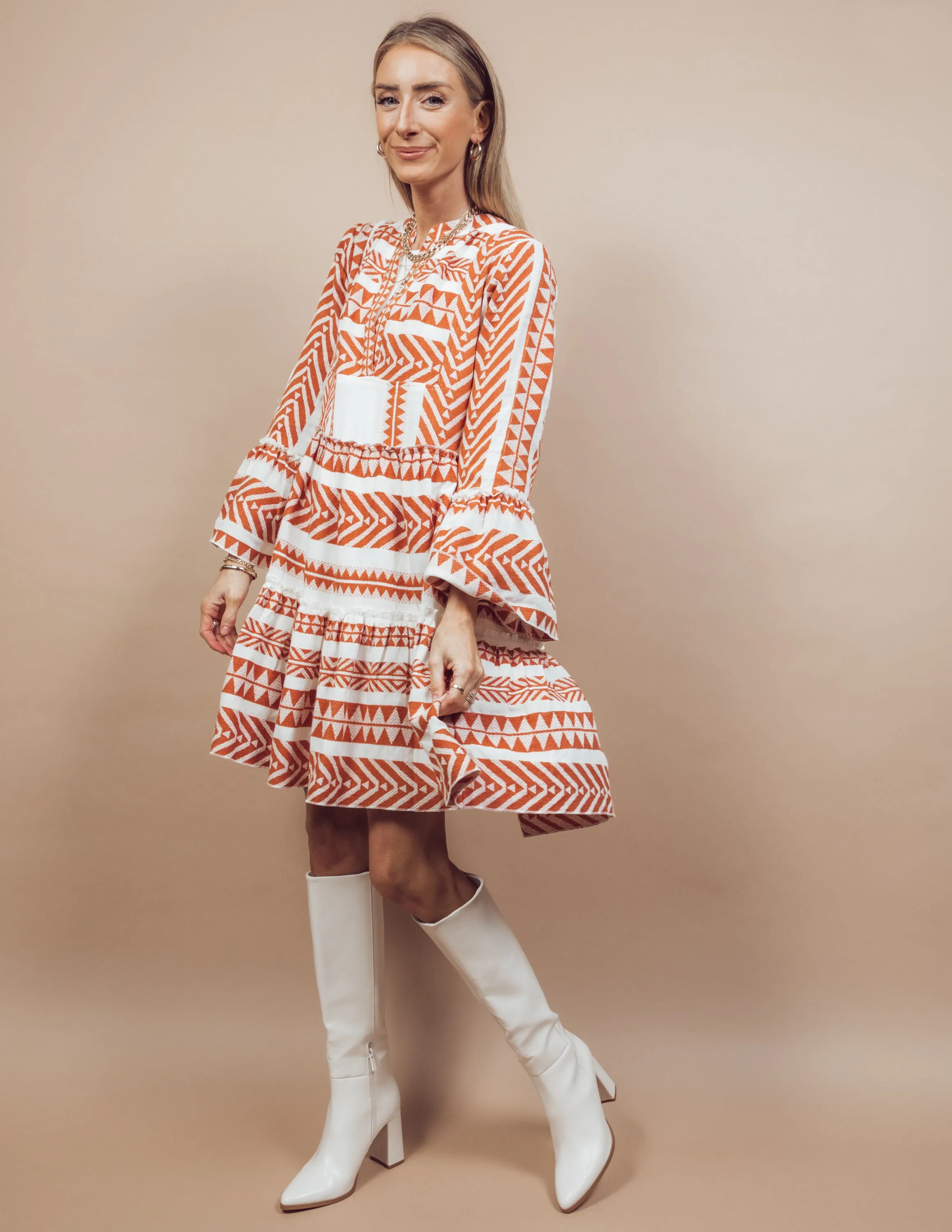 Claire Printed Dress