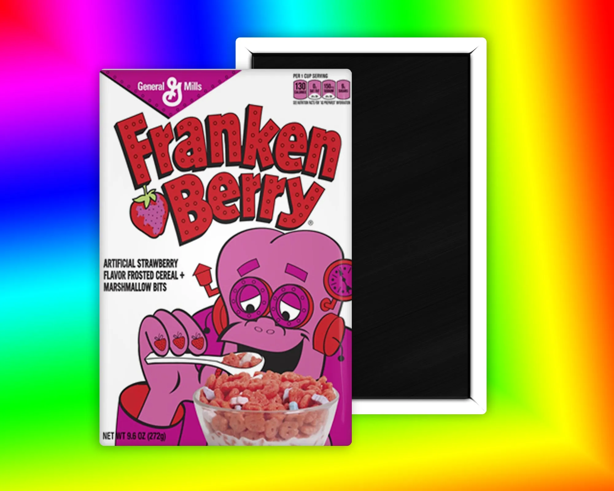 Halloween Berry Cereal Fridge Magnet
