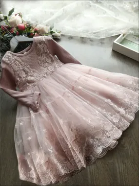 Lace Obsessed Long Sleeve Floral Dress