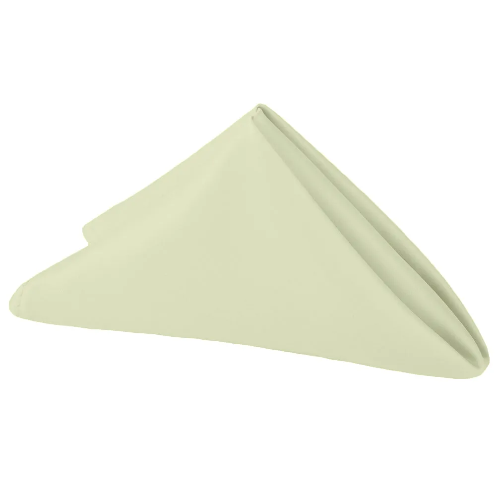 Lamour Satin Napkin 20"x20" - Sage Green