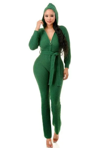 Monroe Hooded Jumpsuit - 6 colors