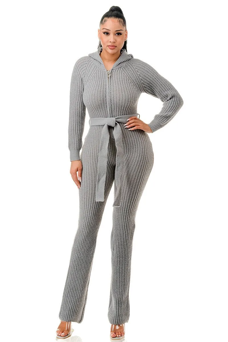 Monroe Hooded Jumpsuit - 6 colors