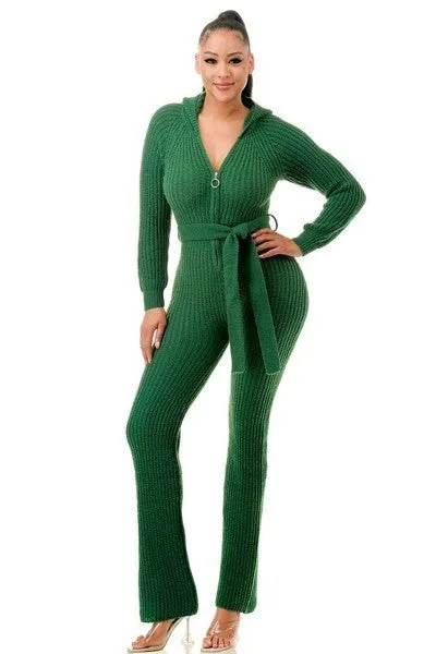 Monroe Hooded Jumpsuit - 6 colors