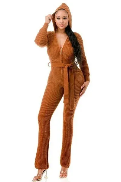 Monroe Hooded Jumpsuit - 6 colors