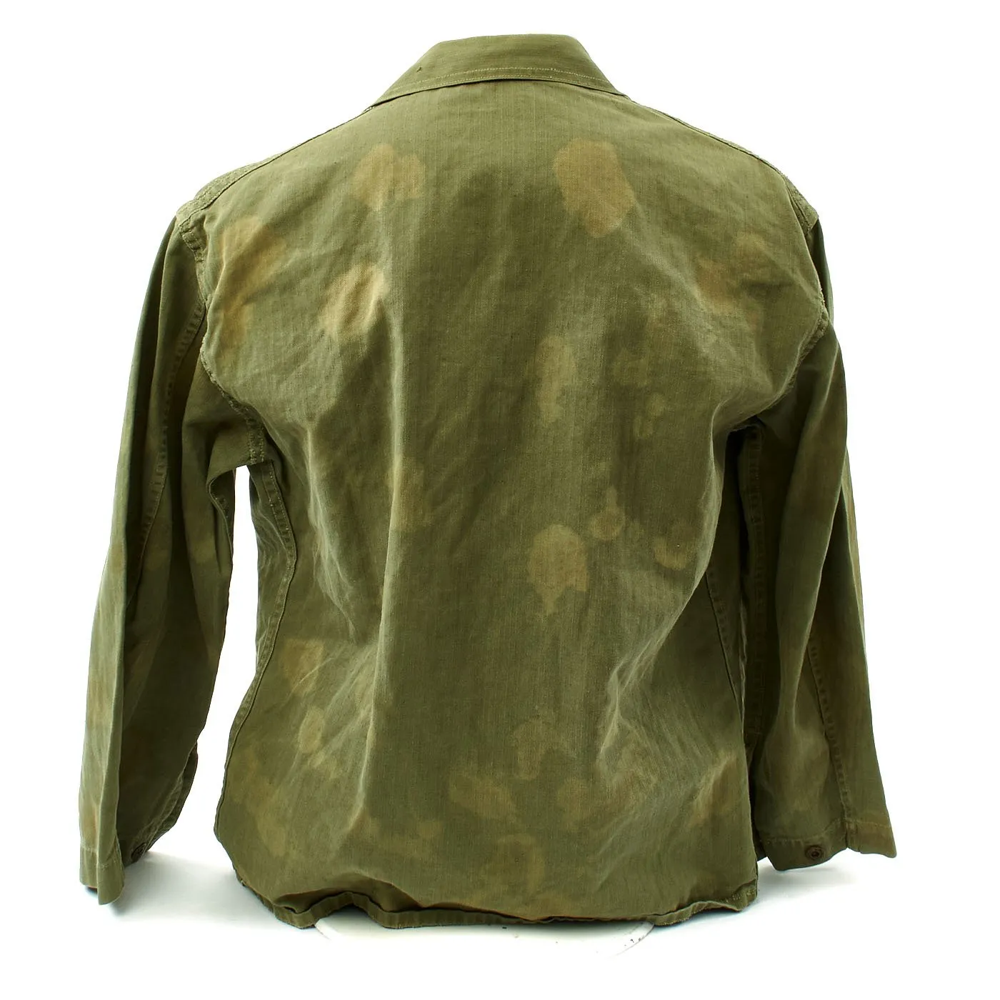 Original U.S. WWII Field Camouflage USMC HBT Herringbone Twill P41 Utility Combat Jacket