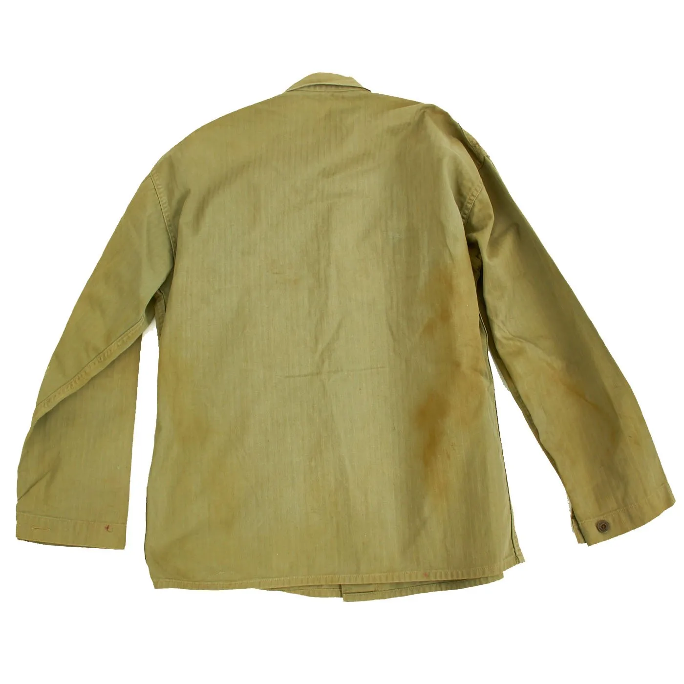 Original U.S. WWII USMC HBT Herringbone Twill P41 Combat Jacket