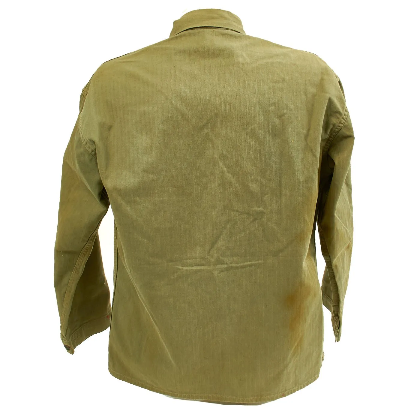 Original U.S. WWII USMC HBT Herringbone Twill P41 Combat Jacket