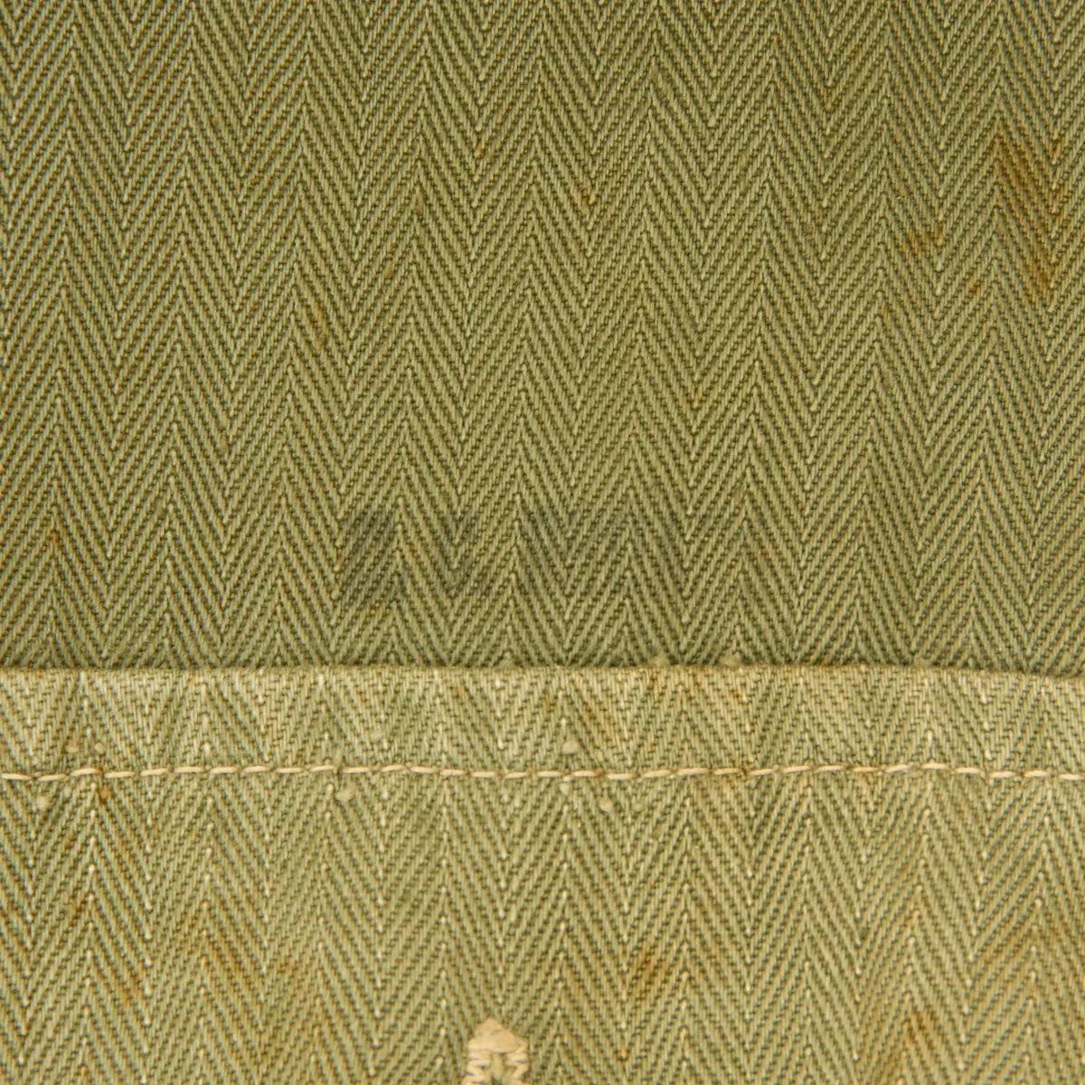 Original U.S. WWII USMC HBT Herringbone Twill P44 Combat Field Utility Jacket - Size 44-46