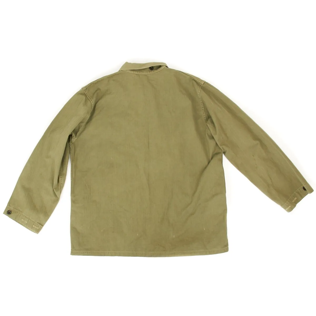 Original U.S. WWII USMC HBT Herringbone Twill P44 Combat Field Utility Jacket