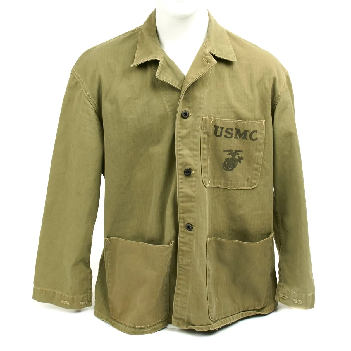 Original U.S. WWII USMC Iwo Jima Named P41 Utility Combat Uniform