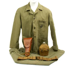 Original U.S. WWII USMC Iwo Jima Named P41 Utility Combat Uniform
