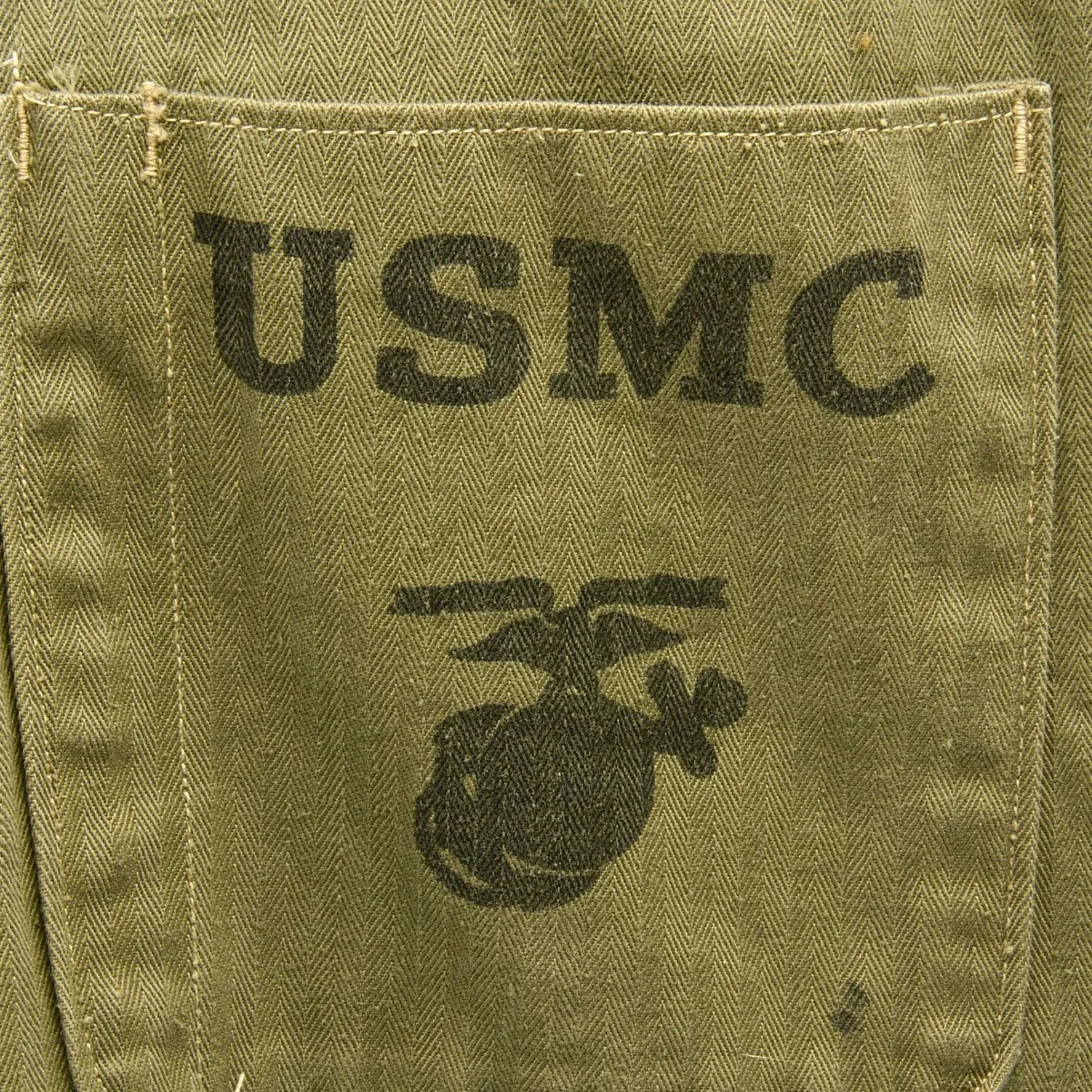 Original U.S. WWII USMC Iwo Jima Named P41 Utility Combat Uniform