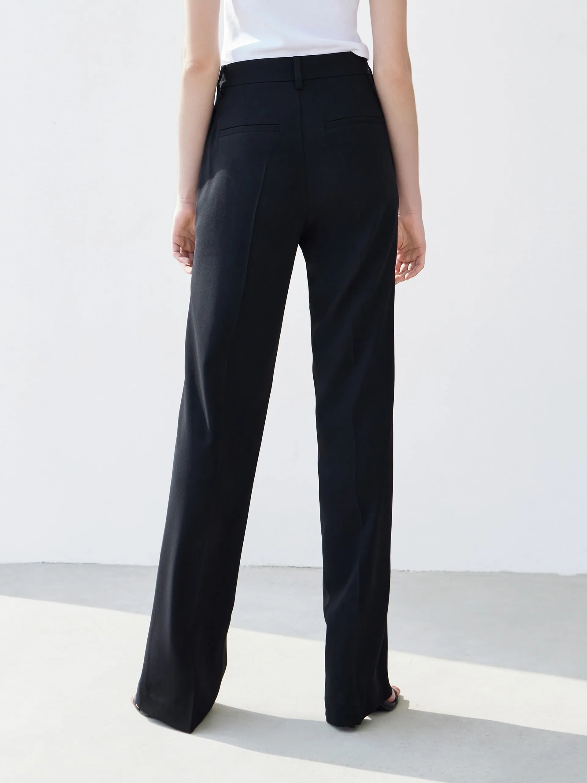 Slide Slits Straight Pants