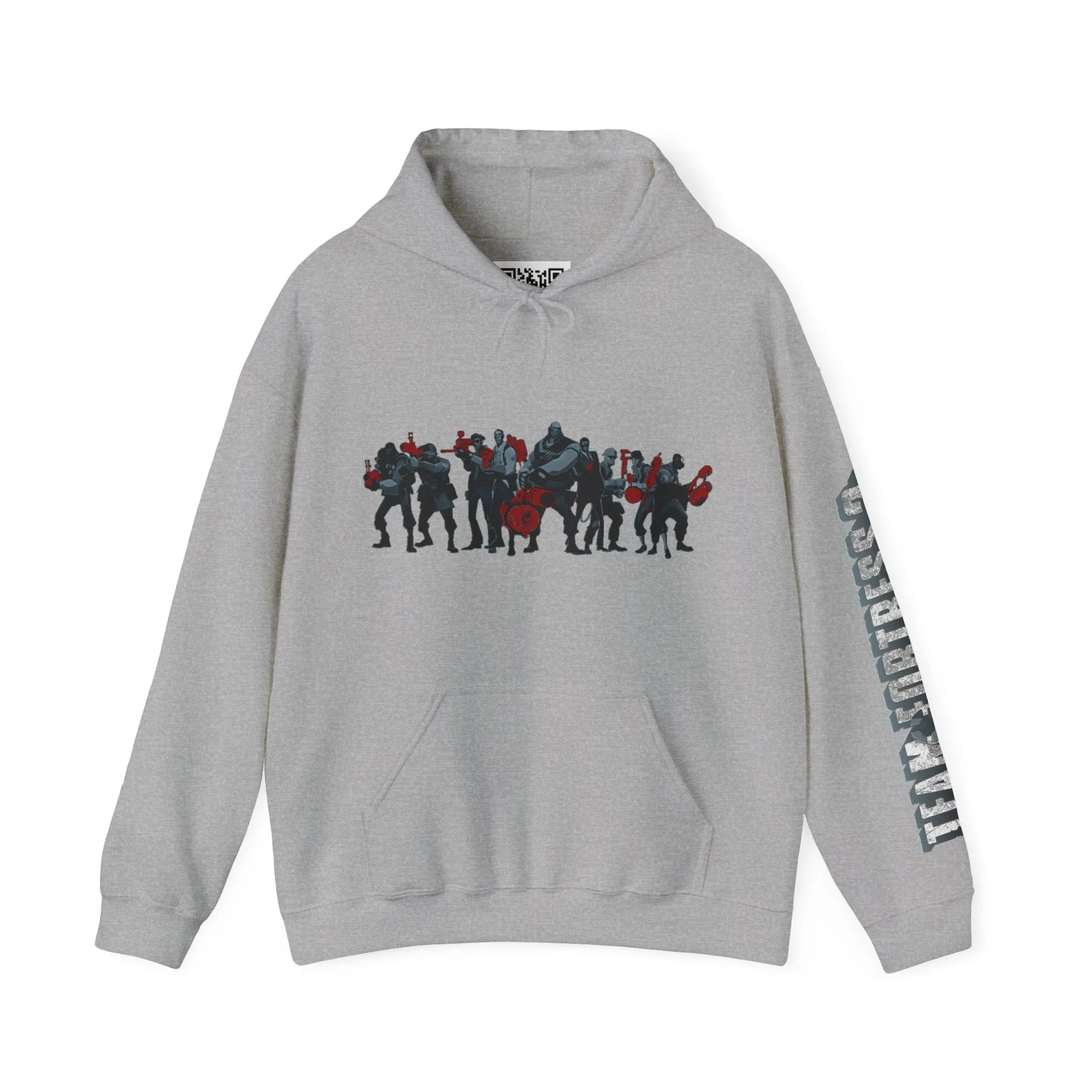 Team Fortress 2 Gamer Hoodie, TF2 Graphic Art, Unisex Gaming Sweatshirt, Gamer Gift, Hooded Pullover, Geek Clothing