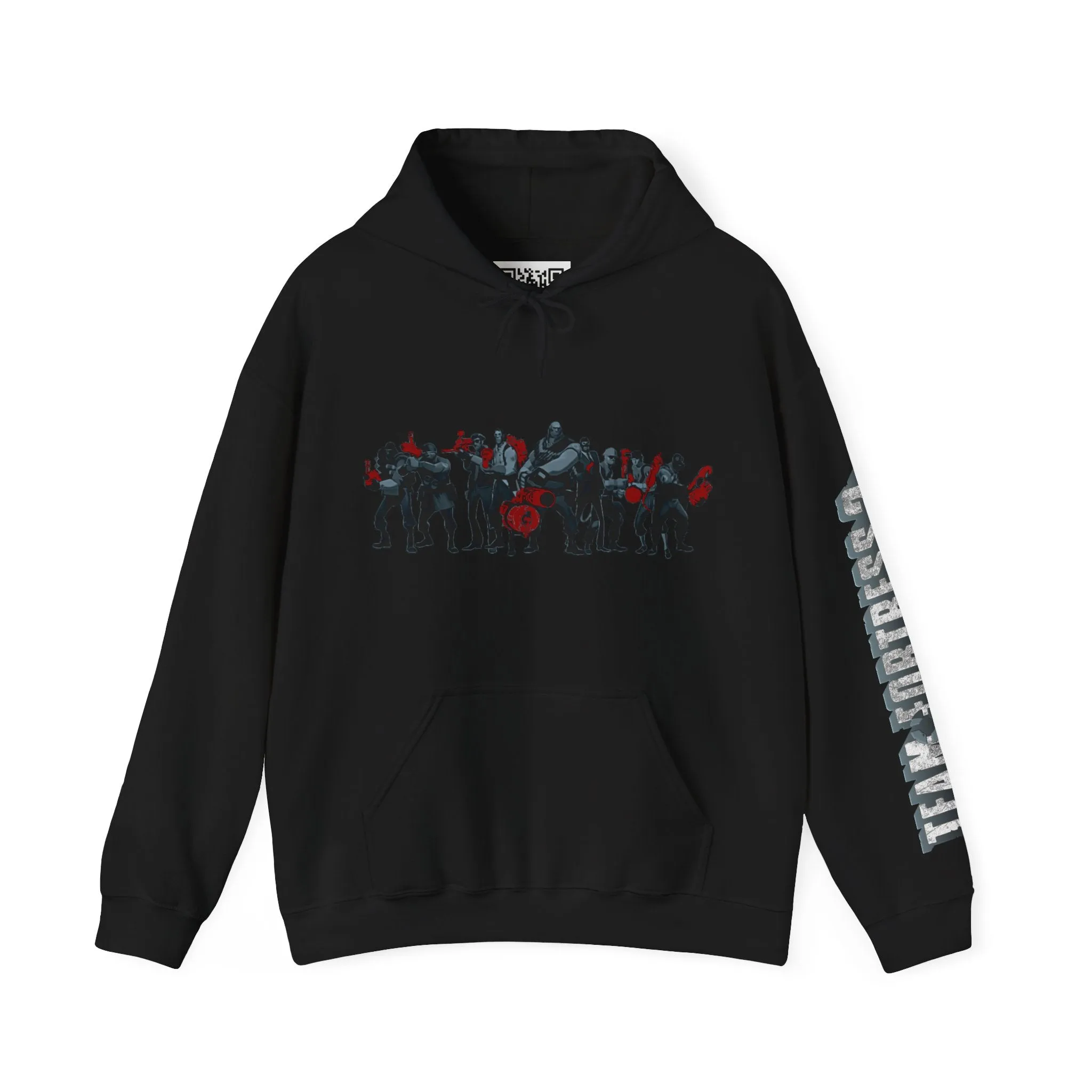 Team Fortress 2 Gamer Hoodie, TF2 Graphic Art, Unisex Gaming Sweatshirt, Gamer Gift, Hooded Pullover, Geek Clothing