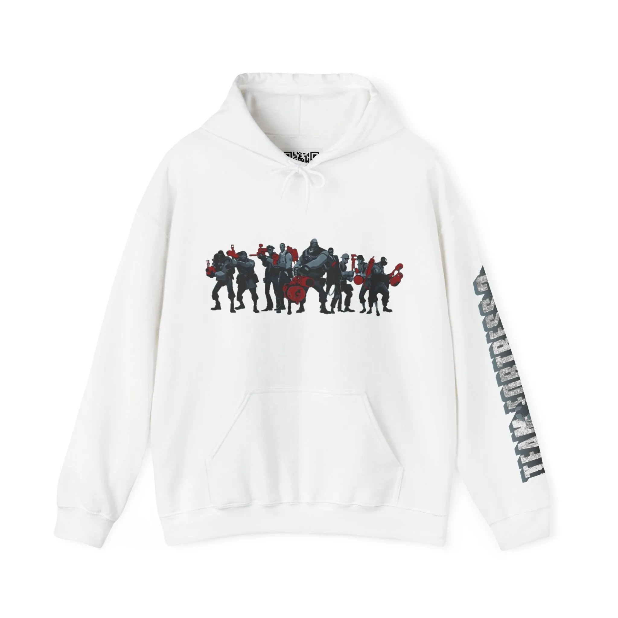 Team Fortress 2 Gamer Hoodie, TF2 Graphic Art, Unisex Gaming Sweatshirt, Gamer Gift, Hooded Pullover, Geek Clothing