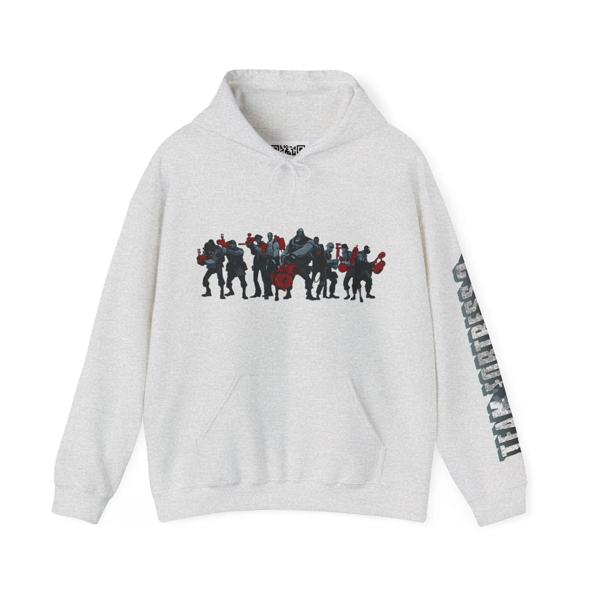 Team Fortress 2 Gamer Hoodie, TF2 Graphic Art, Unisex Gaming Sweatshirt, Gamer Gift, Hooded Pullover, Geek Clothing