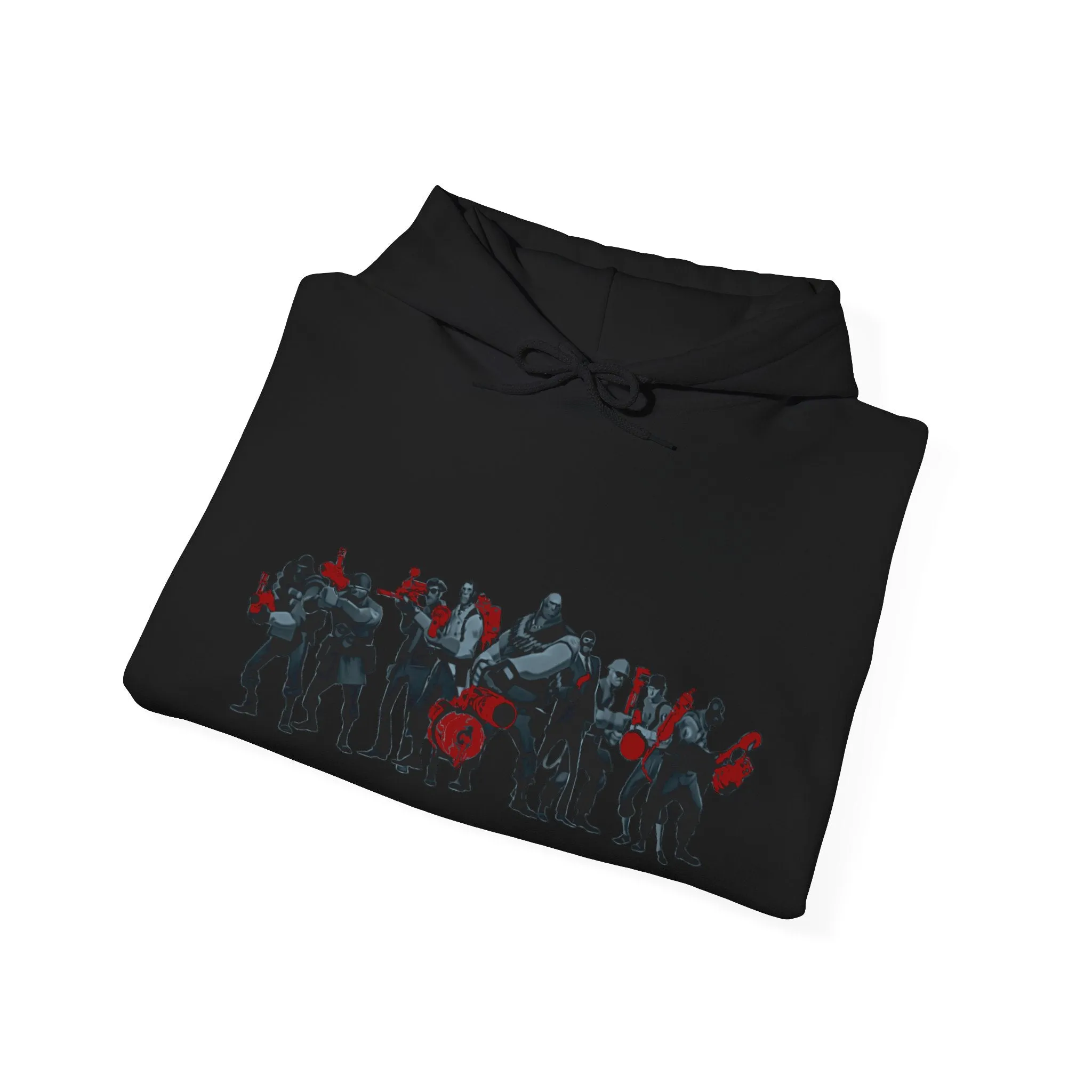 Team Fortress 2 Gamer Hoodie, TF2 Graphic Art, Unisex Gaming Sweatshirt, Gamer Gift, Hooded Pullover, Geek Clothing
