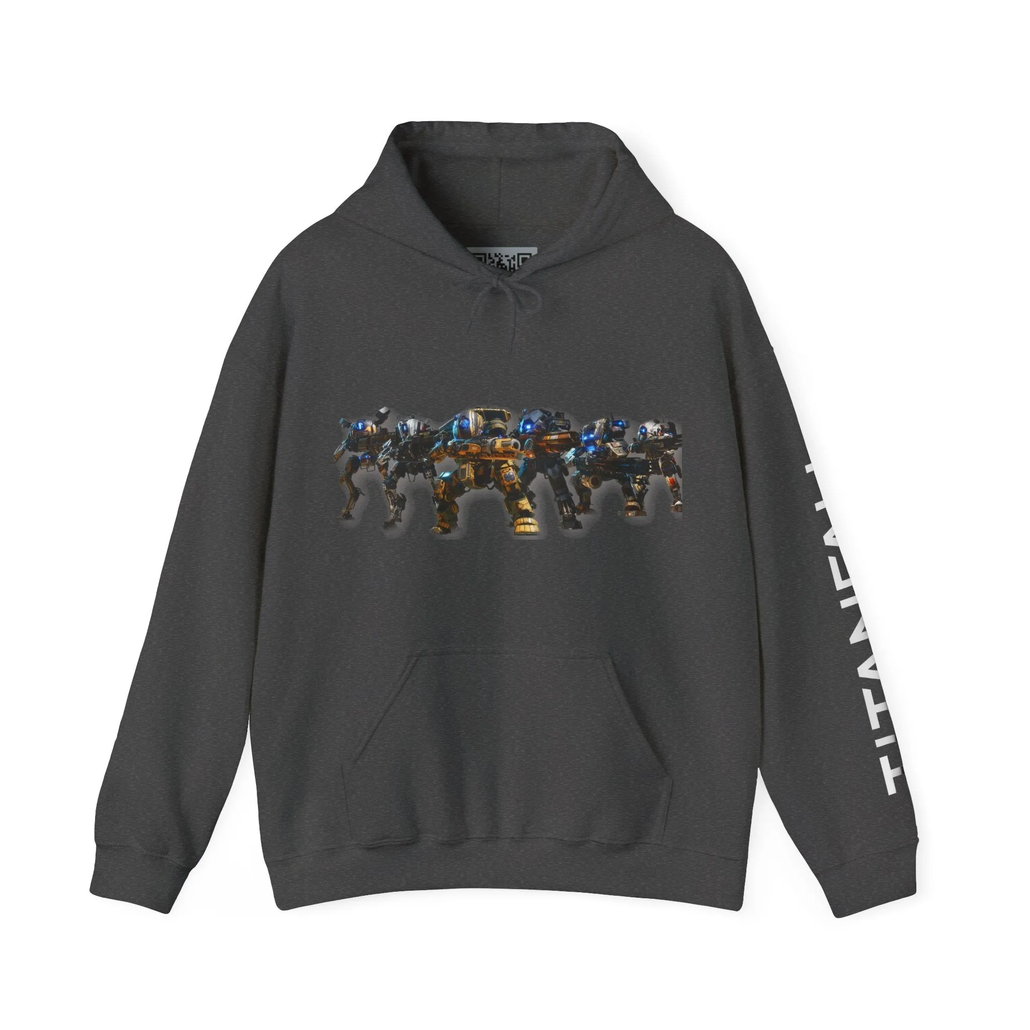 Titanfall Sleeve Print Gamer Fan Hoodie Sweatshirt, Gamer Gift, Hooded Sweatshirt, Gaming Apparel, Unisex Sweatshirt, Titanfall Fan Gear