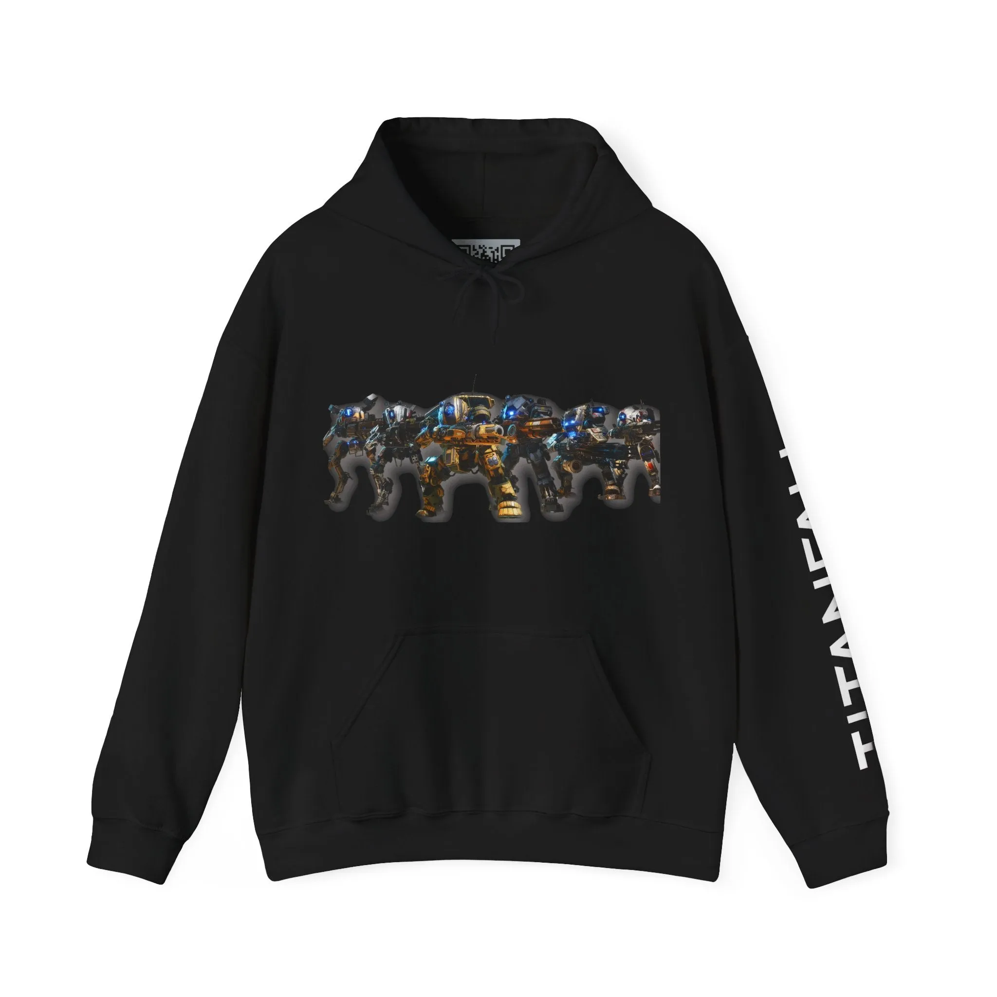 Titanfall Sleeve Print Gamer Fan Hoodie Sweatshirt, Gamer Gift, Hooded Sweatshirt, Gaming Apparel, Unisex Sweatshirt, Titanfall Fan Gear