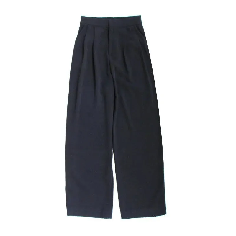 Trouser For Women High Waist Causal Loose Wide Leg Pants Female Autumn Korean Fashion Elegant