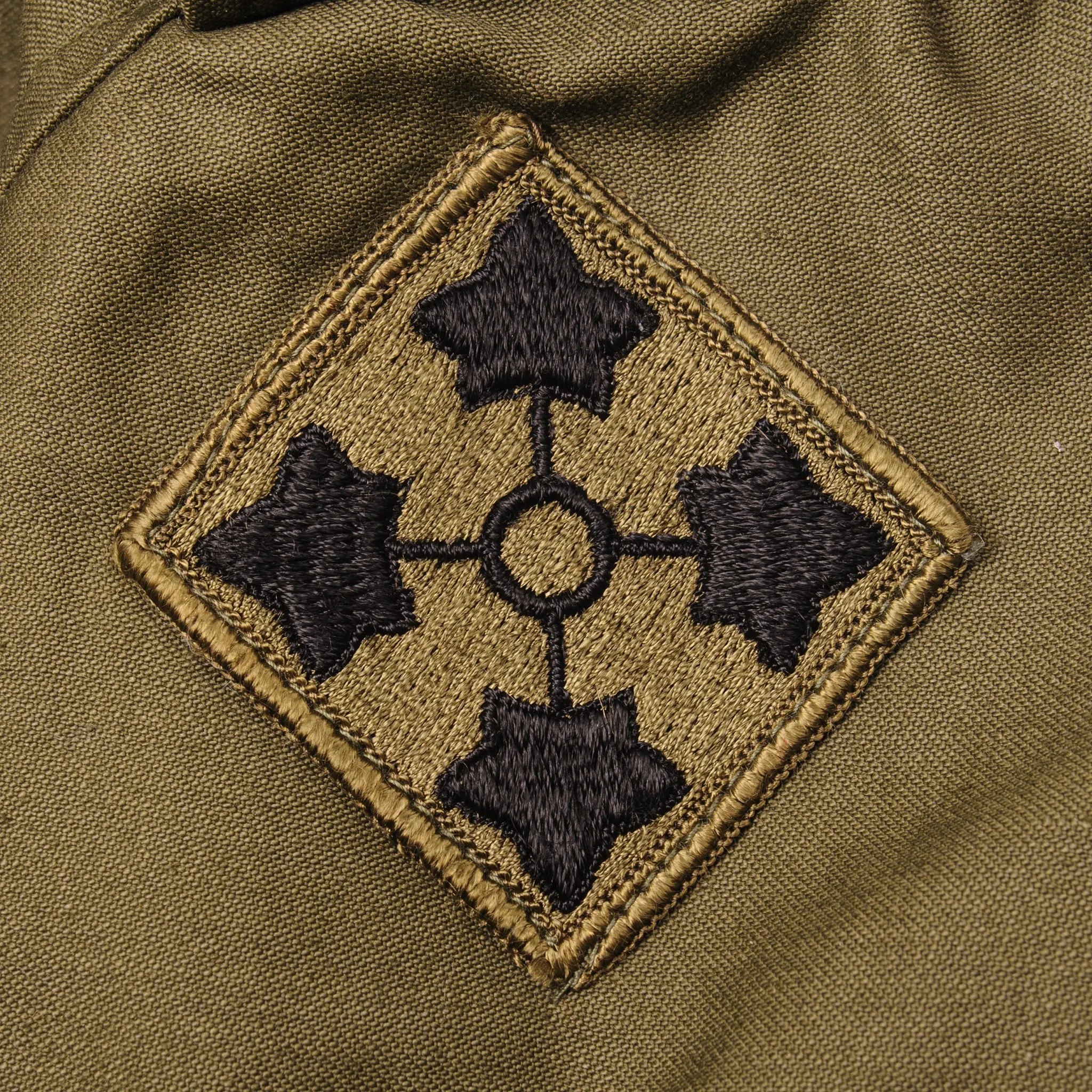 VINTAGE US ARMY M-1965 M65 FIELD JACKET 1972 VIETNAM WAR SIZE SMALL LONG PATCHED WITH LINER